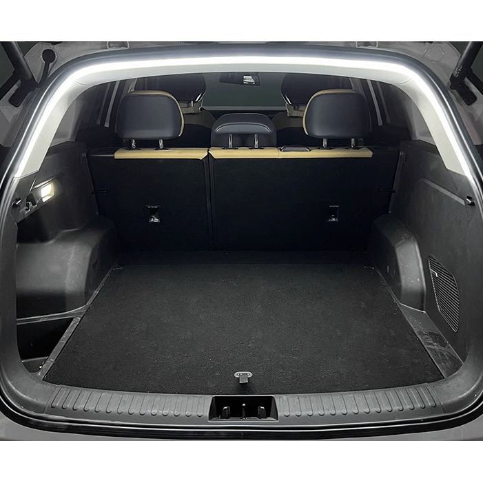 Dynamisk flydende lysliste til bagagerum