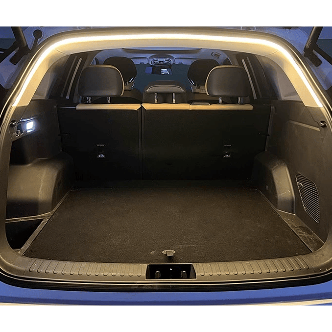 Dynamisk flydende lysliste til bagagerum