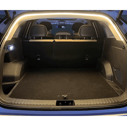 Dynamisk flydende lysliste til bagagerum