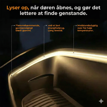 Dynamisk flydende lysliste til bagagerum