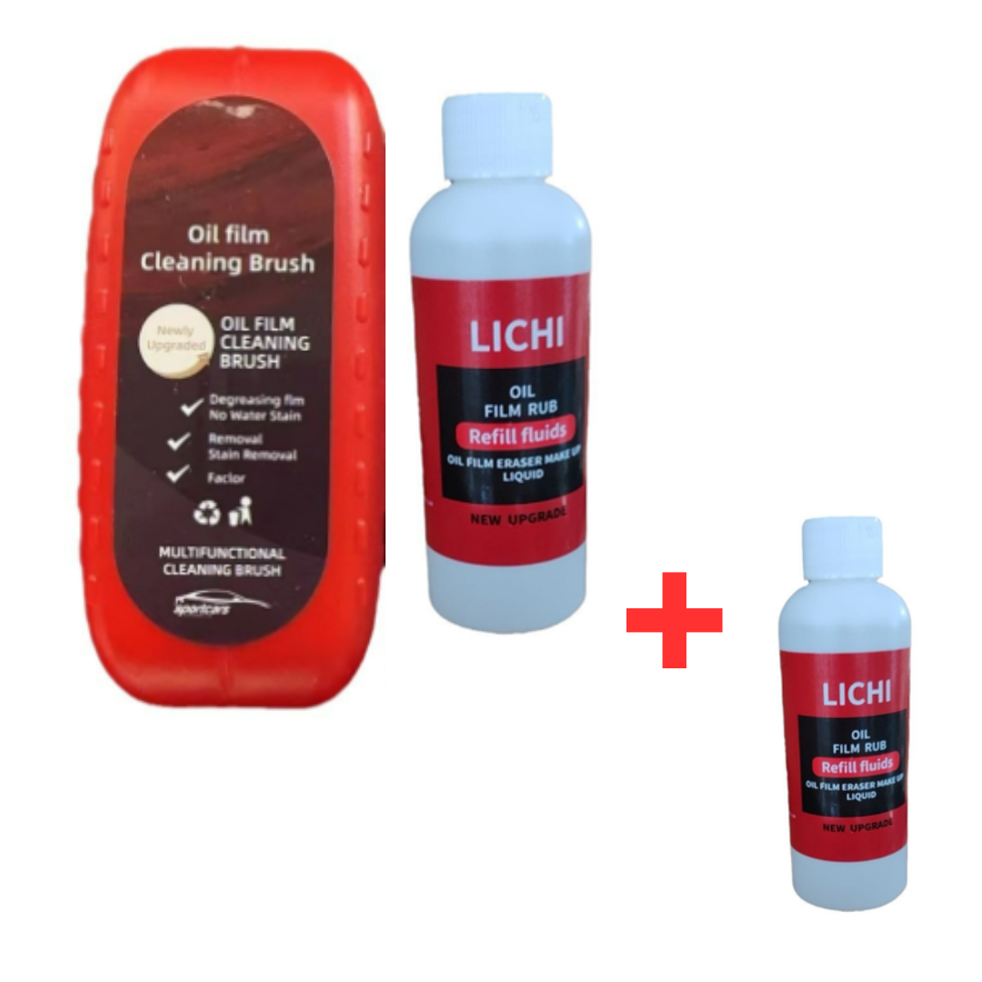 GlassCoating - Bilglas Belægning & Trafikfilm Fjerner med Børste