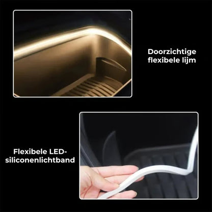 Dynamisk flydende lysliste til bagagerum