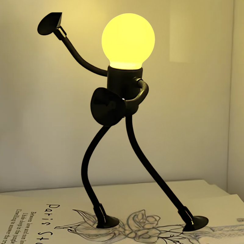 Ledsen™ FigureLamp 1+1 GRATIS: Natlampe med Blødt Lys og Fleksibel Figur