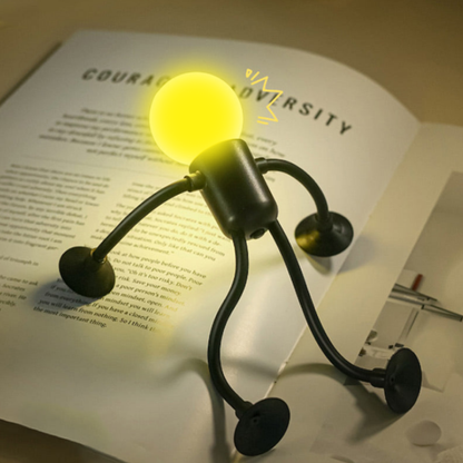 Ledsen™ FigureLamp 1+1 GRATIS: Natlampe med Blødt Lys og Fleksibel Figur