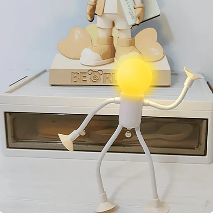 Ledsen™ FigureLamp 1+1 GRATIS: Natlampe med Blødt Lys og Fleksibel Figur