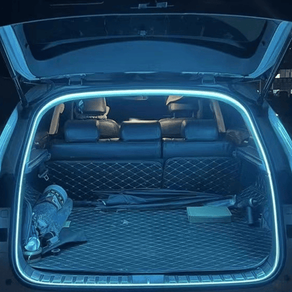 Dynamisk flydende lysliste til bagagerum