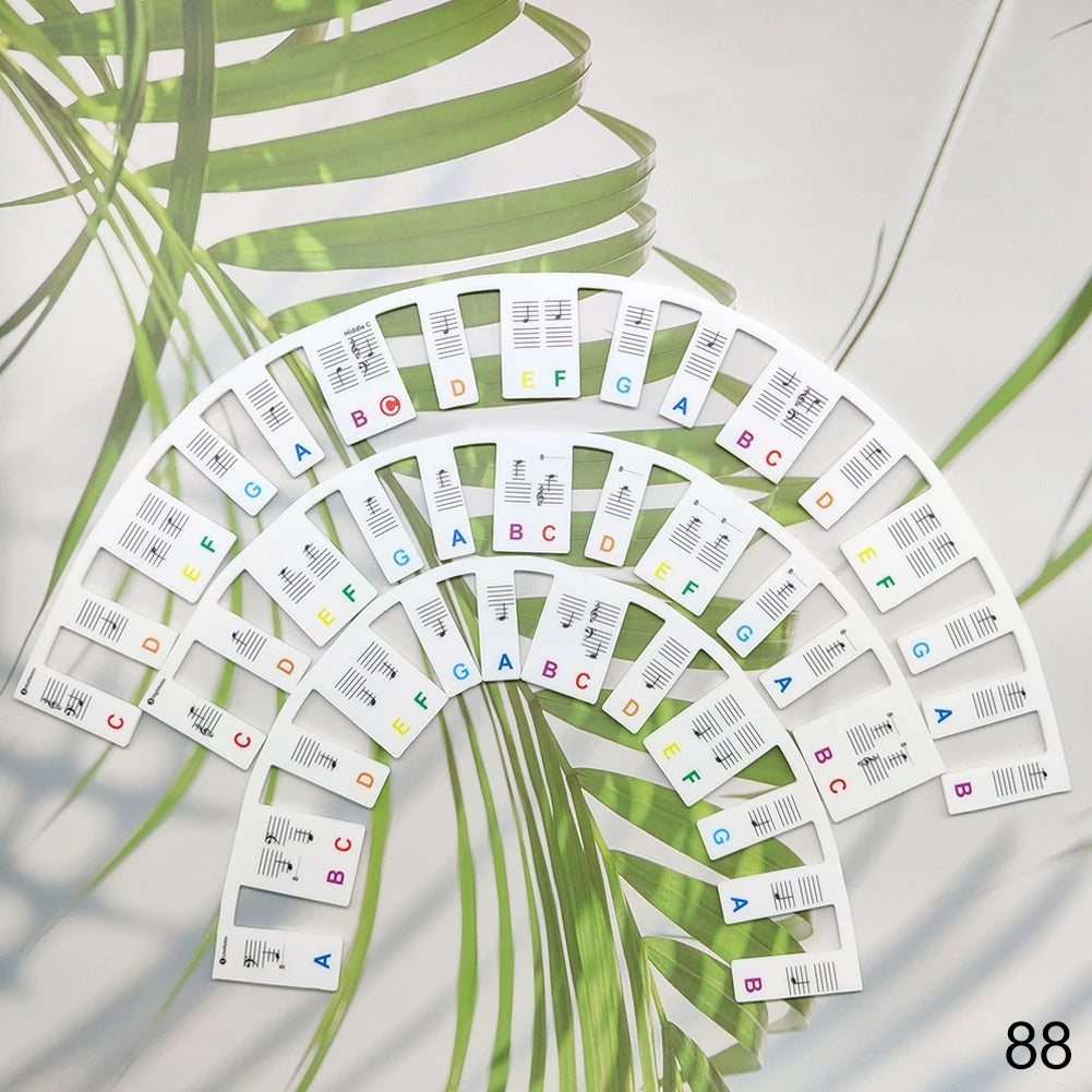 KeyboardLabel – Aftagelige silikonenoder til klaver og keyboard