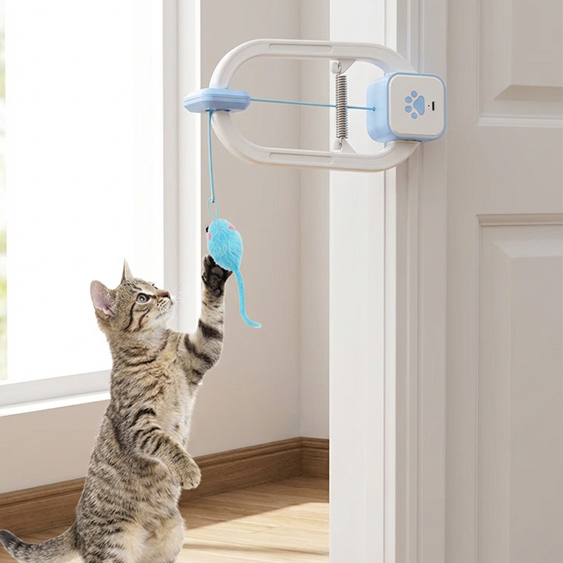 💥Få 49% rabatt för dig! Interaktiv fjärrkontroll Hängande kattleksak